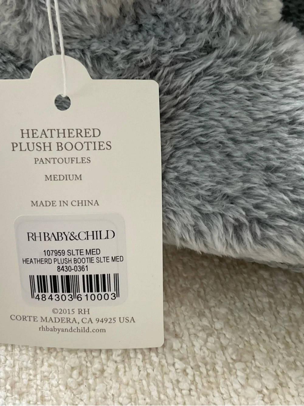 Restoration Hardware Gray Booties